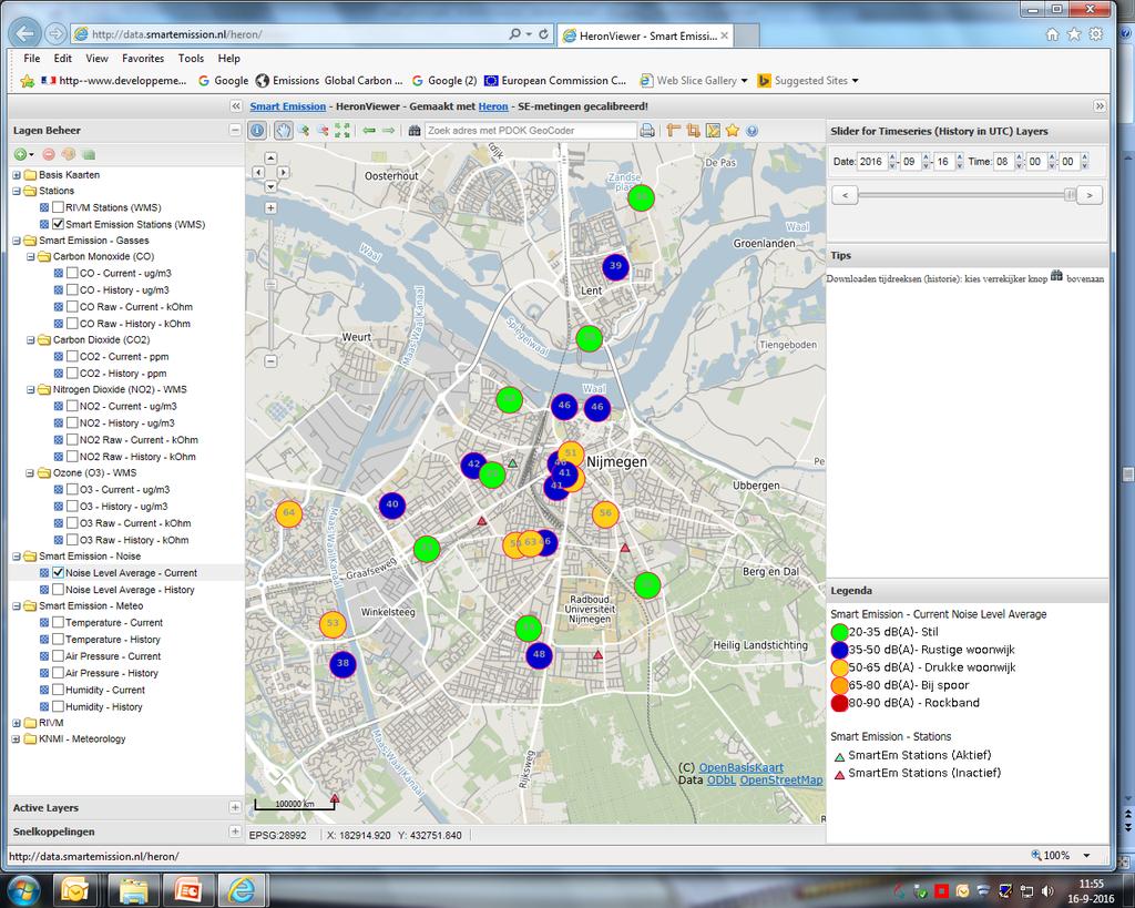 Viewers Smart Emission sensor data