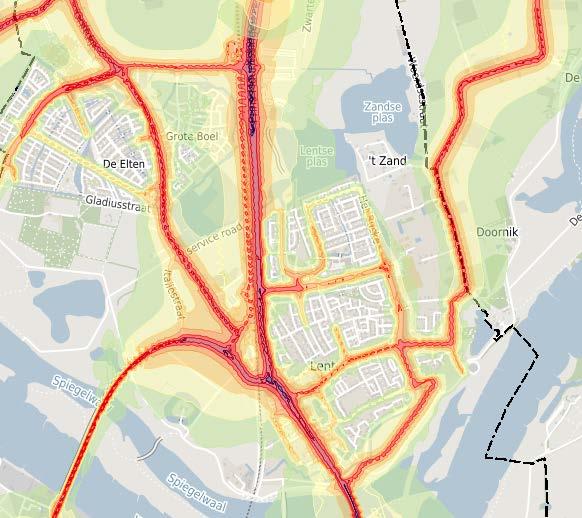 Geluidbelastingkaarten wegverkeer 2017 Te vinden op