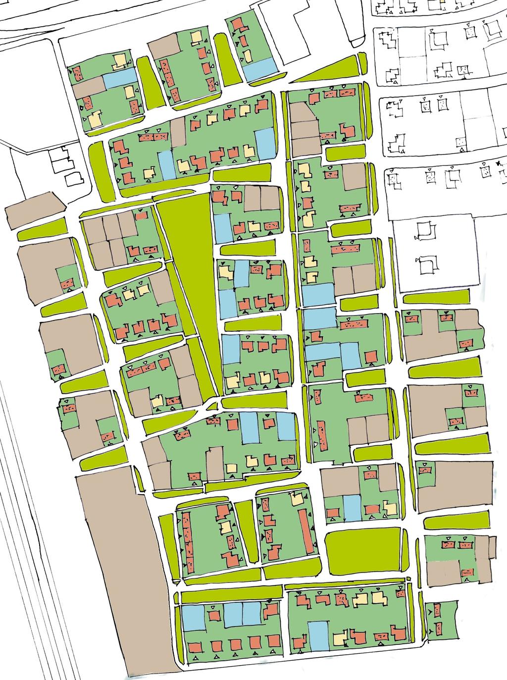Beeldkwaliteitsplan West Toetsingskader voor nieuw te bouwen woningen en aanpassingen aan de bestaande woningen in Schuttersbosch West Uitgangspunt voor de houten woningen is dat de stedenbouwkundige