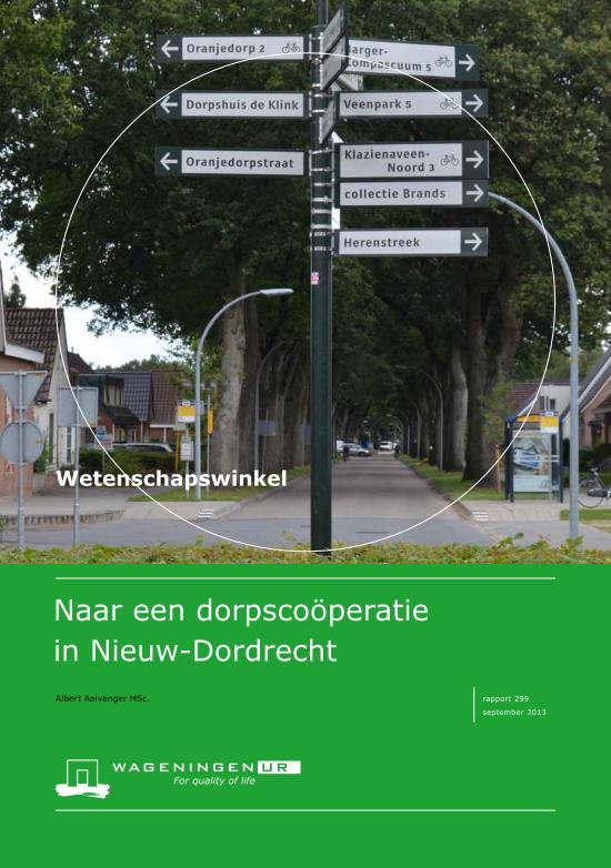 WUR: Rapport 299