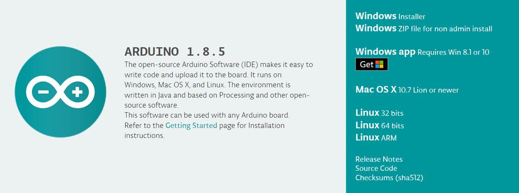 Installeren van de Arduino programmeer omgeving Voor het programmeren van de Arduino maakt het niet uit welk besturingssysteem je gebruikt. Je kunt het downloaden voor Windows, OS X en Linux.