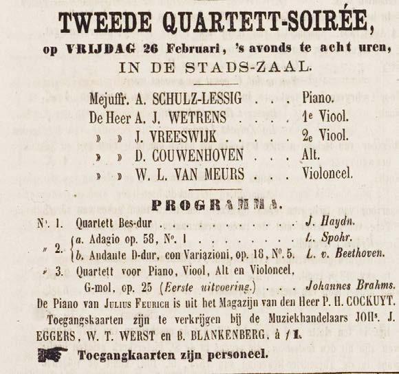 Voor zover wij hebben kunnen achterhalen, is haar laatste optreden in Leiden op 21 februari 1884 geweest.