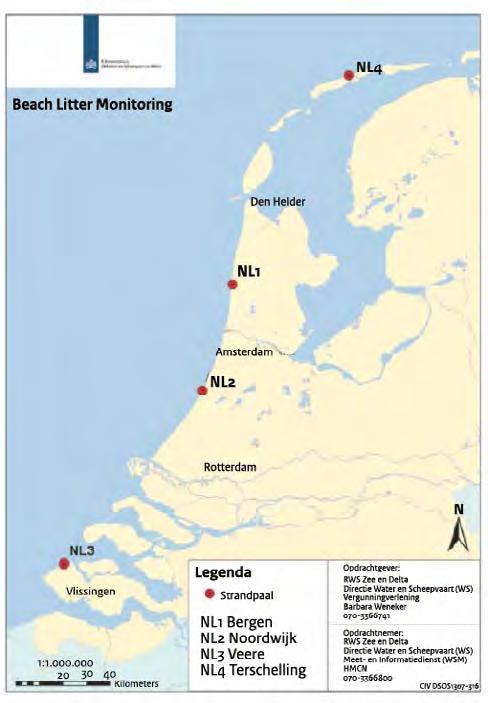 In sommige gebieden bestaat meer dan 90 procent van dit afval uit plastic objecten. Tussen 2009 en 2014 zijn er wat betreft de hoeveelheid afval geen algemene trends te bespeuren.