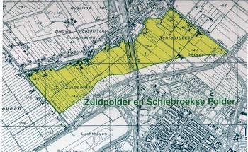 1.2 Het plangebied/gebiedsbeschrijving Het nieuw aan te leggen natuur- en recreatiegebied in de Schiebroekse en Zuidpolder vormt een onderdeel van één van de laatst mogelijke groene en recreatieve