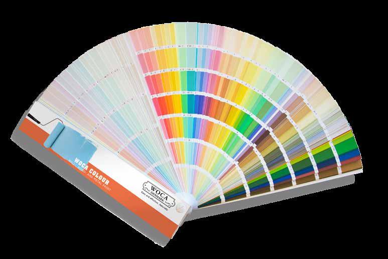Kleurenpalet Denk aan alle mogelijkheden Met trots stelt WOCA Denmark het WOCA-kleurconcept voor.