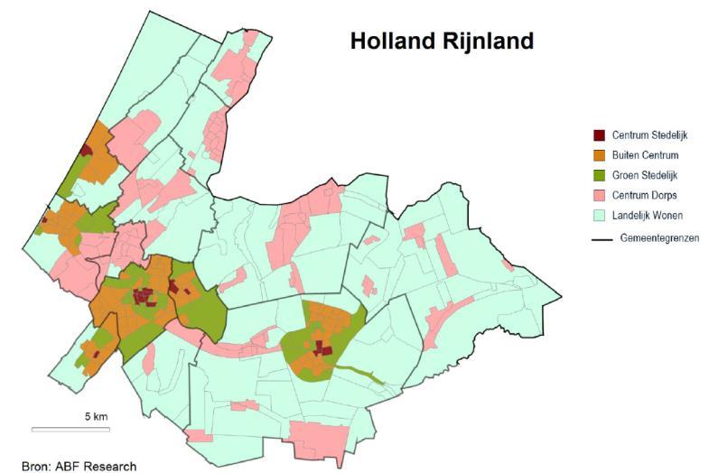 8% 10% 6% 6% 7% 5% 13% 8% 3% 8% 7% 0% 0% 10% De volgens de WBR relatief snelst groeiende gemeenten zijn Leiden, Katwijk en Alphen aan den Rijn.