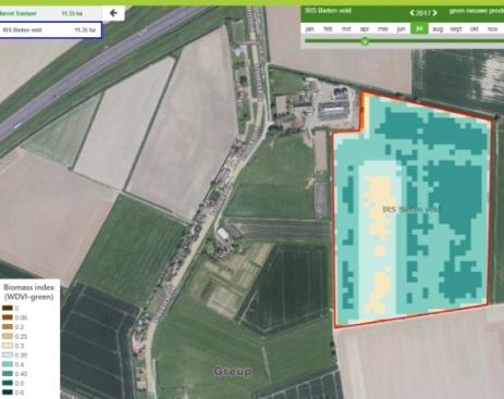 5. AeroVision: Drone en satellietbeelden helpen bij de gewasscouting Wat hebben we gedaan? Dit seizoen is een proefperceel op proefboerderij Westmaas gevolgd met drones en satellieten.