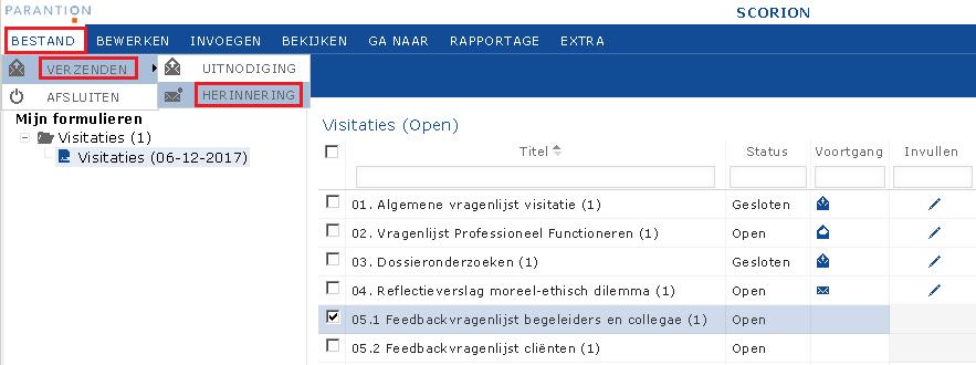 NB2: de afzender staat standaard op kwaliteitsvisitatie@nvavg.nl. U kunt dit aanpassen naar uw eigen mailadres, maar bedenk dan wel dat dit adres voor de geadresseerde zichtbaar is.