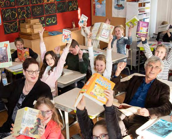 genieten van boeken. Hierin werkt de Bibliotheek samen met Speel-o-theek Pinoccio, het consultatiebureau, het Gebiedsteam en de gemeente Nijkerk.