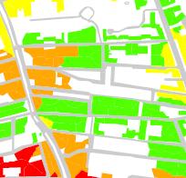 Omdat het binnenstedelijke verkeer onder de lokale beïnvloedingssfeer valt zijn deze kaarten voorbeelden van de effecten die mogelijk zijn met maatregelen op lokale bronnen.