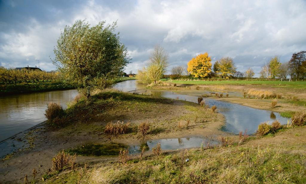 De oevers van de Kromme Rijn zijn natuurlijker gemaakt, mede om het waterbergend vermogen te vergroten de uitvoerbaarheid in deze gebieden en is hoe om te gaan met gelijkberechtiging en van het