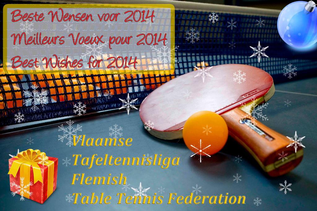 Prettige Feestdagen en een Gelukkig, Gezond en Sportief Nieuwjaar 2014. Opgepast het bureel van de VTTL te Brussel is gesloten vanaf vrijdag 20/12/2013 (15u) t.e.m. donderdag 2 januari 2014.