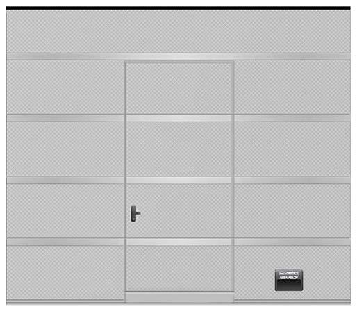 1.2.11 Loopdeur met standaard drempel (180 mm) De standaard 180 mm drempel kan worden gecombineerd met nagenoeg alle deuropties. Bij een drempel van 180 mm niet geldig als nooduitgang.