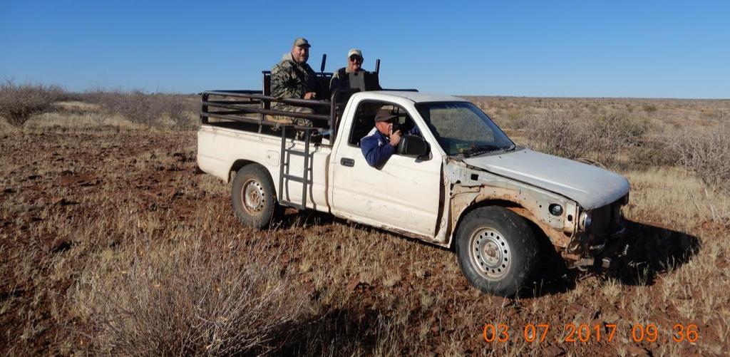 2016 Die jaar was geen uitsondering nie en ŉ span jagters was weer op pad na Namibië.