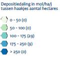 referentiejaar (14) 1 hexagon = 1km 2