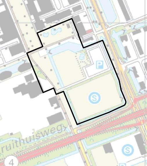 1.2 Begrenzing plangebied bestemmingsplan Chw Omgevingsplan The Green Village Het plangebied ligt binnen de grenzen van het gebied dat is aangewezen als experiment in het kader van de Crisis- en