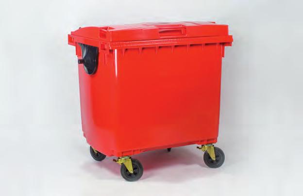 1370 x 784 x 1215 mm, 660 ltr. 4-WIEL CONTAINERS Van onze 4-wielcontainers houden we alle maten op voorraad in vijf kleuren.