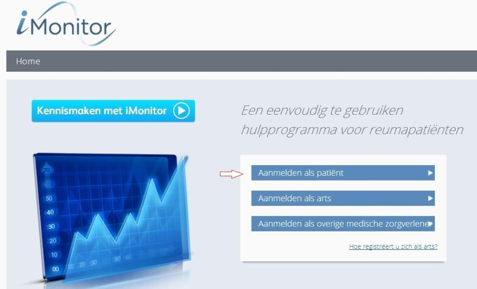 Zelf monitoren ziekte-activiteit: Imonitor 44 patiënten met RA, Bechterew of Artritis Psoriatica Patiënten