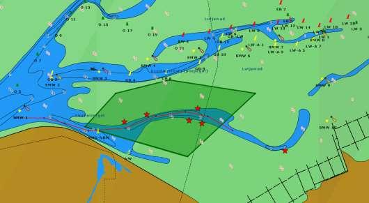 5. Vierhuizergat Figuur 5 Vierhuizergat Maatregel huidige situatie gesloten tussen 15 mei en 1 september Dit is een rust-, werp- en zooggebied van de gewone zeehond binnen het defensiegebied