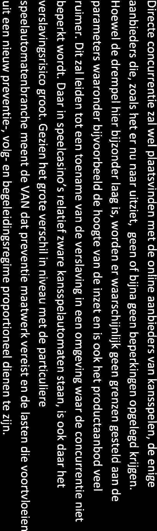 .VAN Kansspelen Branche crqanlsatle 2. ALGEMEEN De recente naamswijziging van de VAN is een overduidelijke indicatie van het gegeven dat het perspectief van de VAN zich aan het wijzigen is.