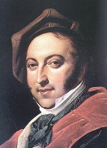 Gioacchino Rossini (schrikkeldag 1792 - vrijdag de dertiende november 1868) was een Italiaan die op zijn 33ste naar Parijs emigreerde en daar nauwelijks meer iets componeerde en op zijn lauweren ging