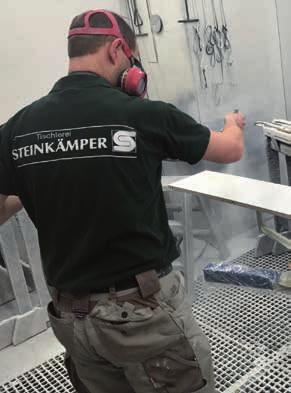 Door zijn liefde voor detail en het gebruik van de modernste techniek kan het team van Steinkämper voldoen aan de eisen die worden gesteld aan kwaliteitsproducten voor binnen en buiten.