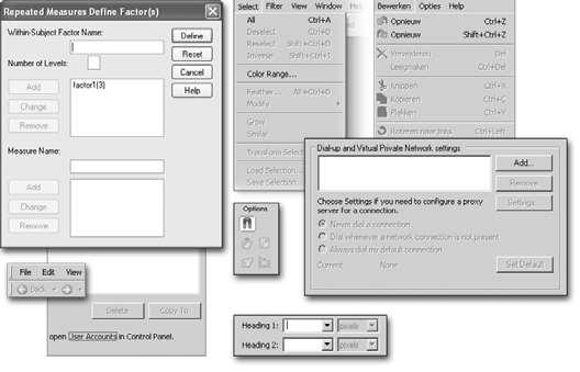 Gecontroleerde experimenten: vb 2) Externalisatie - Internalisatie Vraag Wat is de invloed van geëxternaliseerde info in interfaces