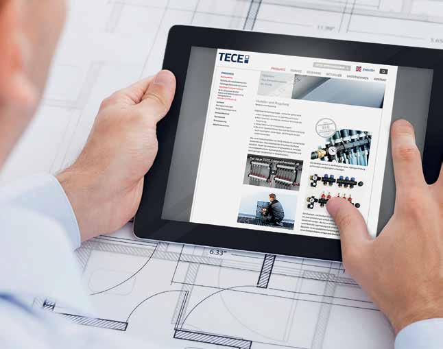 2 31 Digitale services Digitale services De TECE planningsmiddelen en configuratoren vereenvoudigen het werk gedurende het gehele project. Bij de planning, op de bouwplaats en met name bij de verkoop.