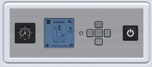 GEIKERSGIDS EN EDIENINGSPANEEL EN SCHERM 3 4 5 elangrijkste iconen op het ACVMAX-scherm Centrale verwarming - wijst op de aanwezigheid van informatie over de verwarmingskring (CV).
