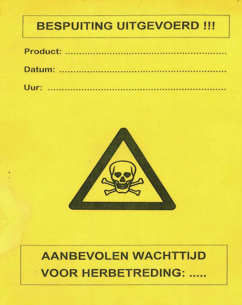 THEMA-ARTIKEL: CORRECTE OPSLAG EN GEBRUIK VAN FYTOPRODUCTEN IN DE SIERTEELT Hoe veilig een behandeling uitvoeren?