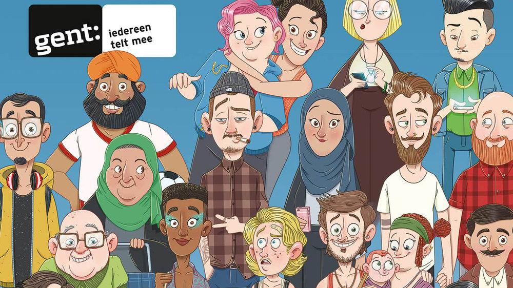 Stad Gent lanceert campagne 'Iedereen anders, allemaal Gent' op Internationale Dag van Verdraagzaamheid Op donderdag 16 november 2017, de Internationale Dag van Verdraagzaamheid, lanceert de Stad