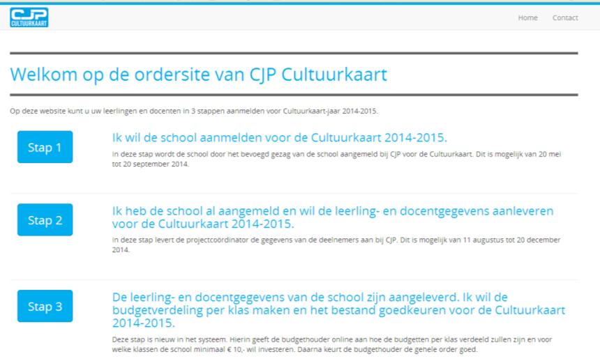 HANDLEIDING VOOR STAP 1: AANMELDEN Meedoen met de Cultuurkaart is niet moeilijk.