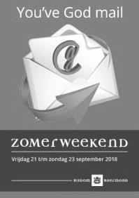 Zomerweekend voor jongeren 21 t/m 23 september You ve God mail Kapelaan Blom is betrokken bij het jongerenwerk van het bisdom en elk jaar worden er 2 weekenden georganiseerd.