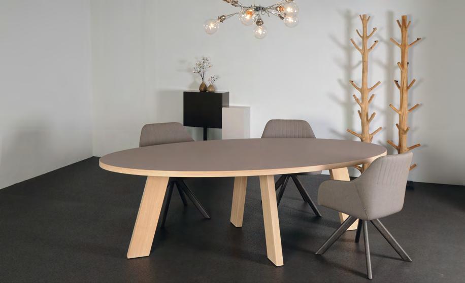 COLLECTIE TSP 2012 ONTWERP: CASTELIJN TEAM Stoere stevige tafels om heerlijk lang aan te tafelen. En lang kan het zeker, want de rechthoekige TSP tafel kan zelfs tot 4 meter lengte!
