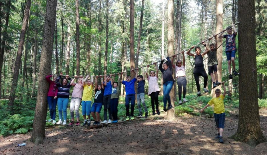 Schoolkamp groep 8 Woensdag 16 mei was het eindelijk zover.groep 8 ging op schoolkamp! Veel kinderen zaten al dagen in spanning.