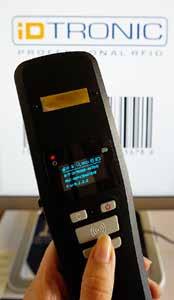De Idtronic C4Red handheld RFID readers kunnen nu optioneel geleverd worden met twee verschillende RFID frequenties.