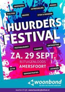 Huurdersfestival 2018 De Woonbond organiseert in 2018 hét grote Nederlandse Huurdersfestival!