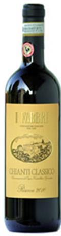 I Fabbri Chianti Classico Riserva 95 % Sangiovese Grosso di Lamole 5 % Canaiolo terrasvormige Slopen, Zuid- Westelijk gerichte wijngaarden.