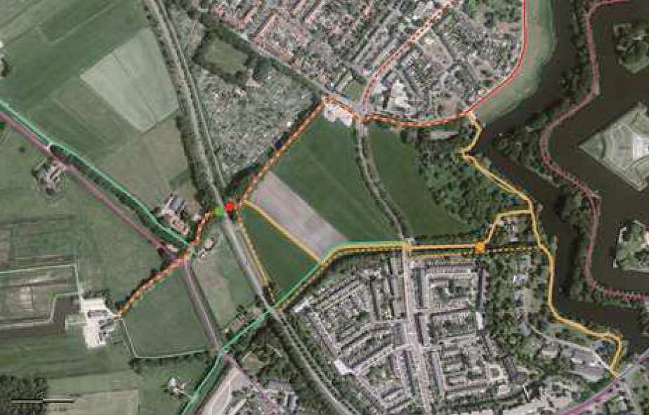 Naarden buiten de Vesting Wandel-/ fietsverbinding Vesting Naarden - Stadzigt 1. Gooimeertak NNN Ecologische verbinding Naardermeer / Gooimeer 2. Agrarische structuurverbetering 3.