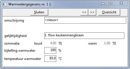 Geluid In te vullen wanneer onder Stelsels Luchtkanalen het vinkje Geluid VA112 aangevinkt is. Eigen geluid [Pa] Eigen geluidproductie van de demper per octaafband.