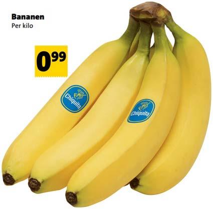Reclamefolder FRUIT Bananen