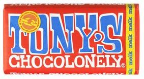 Reclamefolder CHOCOLADE Tony's