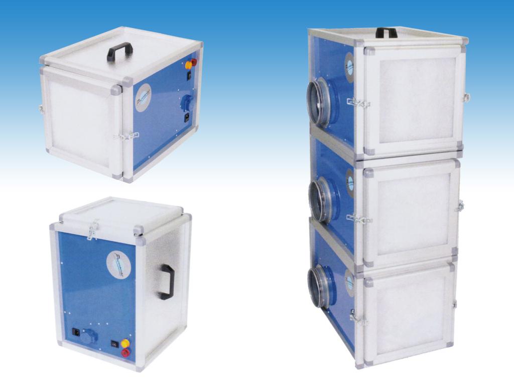 luchtkanaal reiniging Pagina 16 SFU-10 compacte afzuigventilator met filterunit HAC-10 luchtfilter Binnenkort leverbaar De SFU-10 is een afzuigventilator en filter samengebouwd in 1 unit.