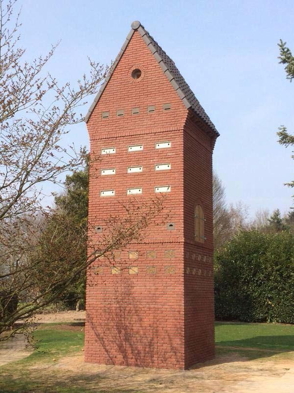Figuur 4: Voorbeeld van een permanente vleermuistoren, zoals