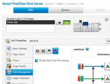 Voor meer informatie ga naar www.xerox.com/c70exifierycolourserver.