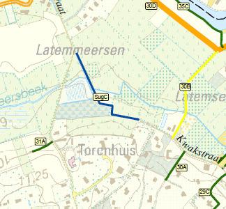 3.11. SML_31B en SML_SUG_C Omschrijving huidige situatie: Elementen Trage Wegenstudie: Het betreft een nog niet-bestaande verbinding tussen de Berkenbosdreef/Kwakstraat en de Baarle-Frankrijkstraat.