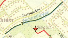 1.4. SML_7 Toegankelijkheid: Verbodsbord: Loopt parallel aan Nazarethbeek tussen Twee Dreven en de Moeistraat.