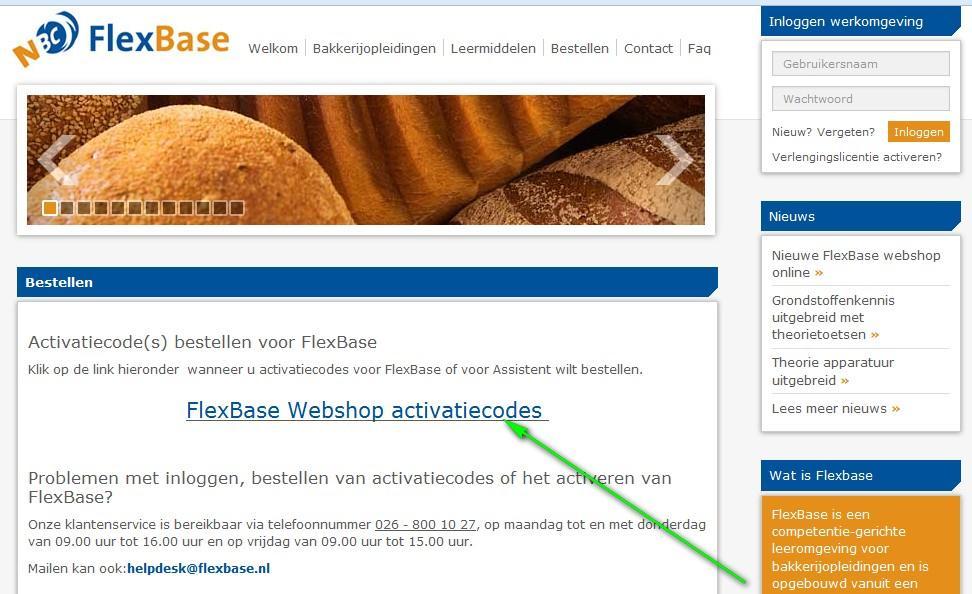 Je hebt een activatiecode nodig om je account voor FlexBase voor de 1 e keer te activeren of om je account te verlengen (opwaarderen) nadat hij is afgelopen.