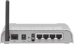 Verbindingen Bedrade connectiviteit Aansluiten op een bedraad netwerk U moet een modem/router aangesloten hebben op een actieve breedbandverbinding. Sluit uw pc aan op uw modem/router.