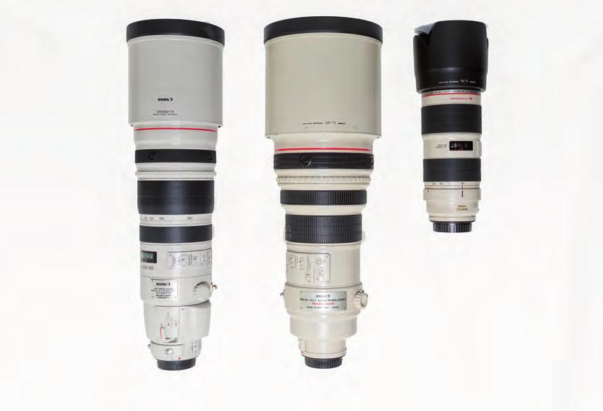 8- en 24-70 mm F2.8-lens (v.l.n.r.).